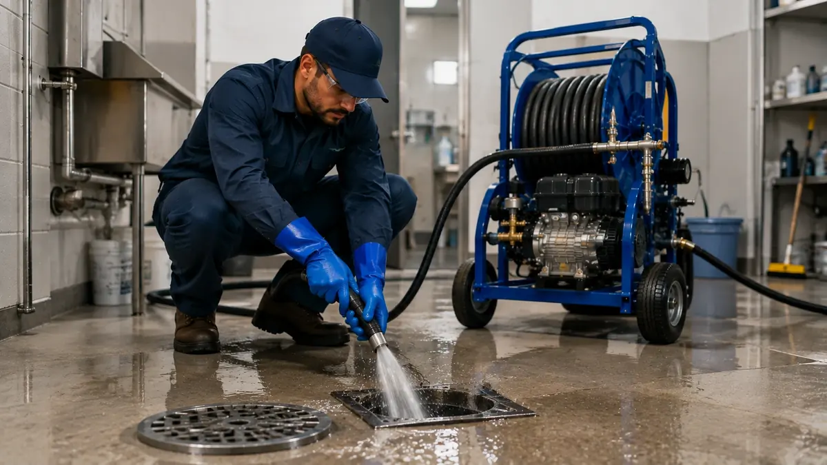 Floor Drain Hydro Jet Cleaning in Rancho Palos Verdes