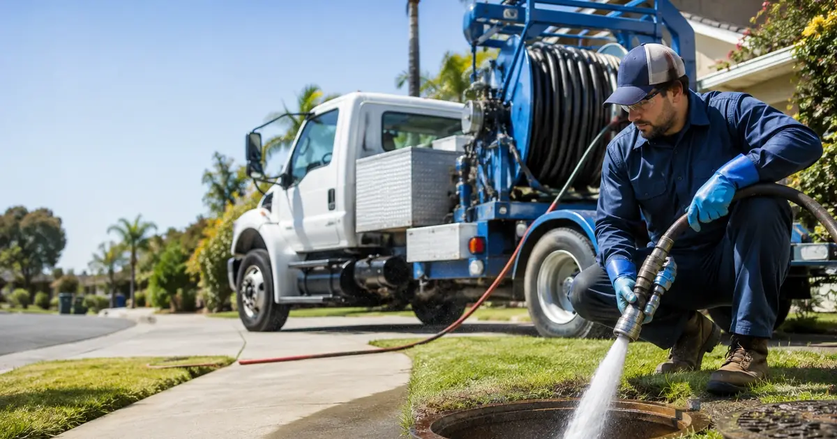 Hydro jet sewer cleaning Rancho Palos Verdes