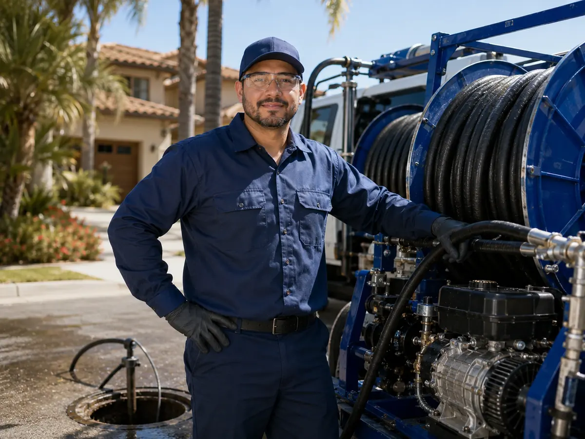 Hydro jet sewer cleaning in Rancho Palos Verdes